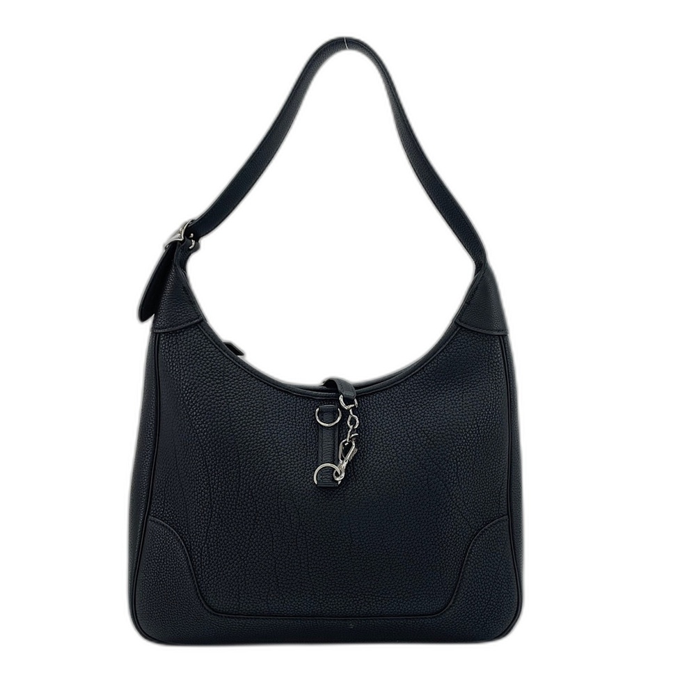 Hermes Trim 31 Shoulder Bag, Black